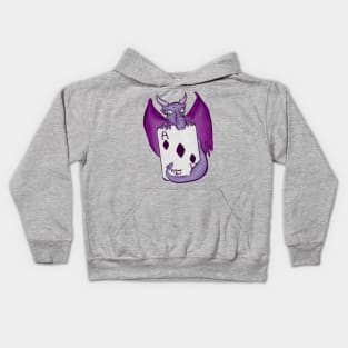 Demisexual Pride Subtle Ace of Diamonds Dragon Kids Hoodie